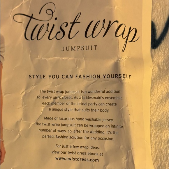 Dessy platinum Twist Wrap jumpsuit - Picture 11 of 15